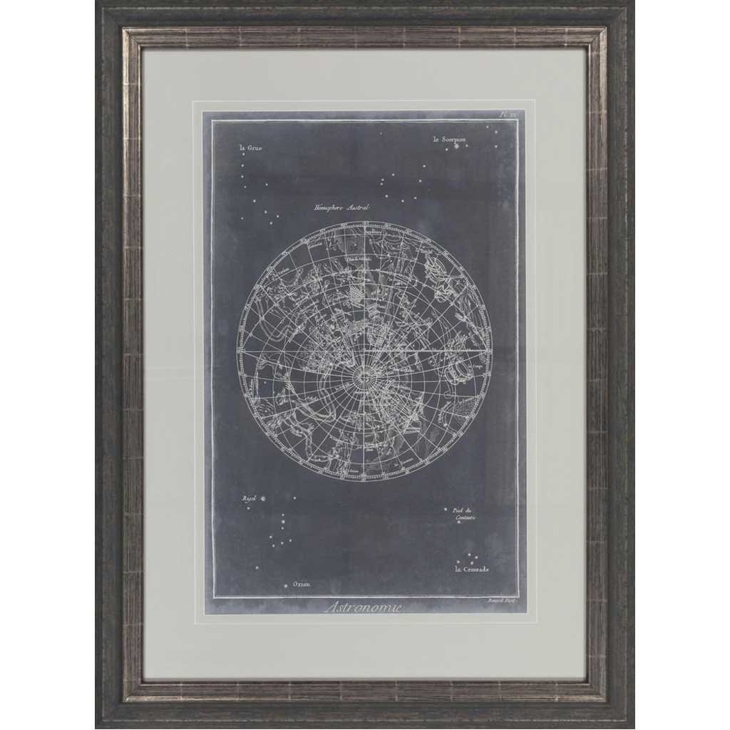 Midnight Astronomy Chart I Print