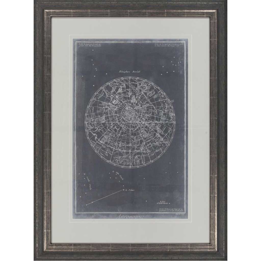 Midnight Astronomy Chart II Print