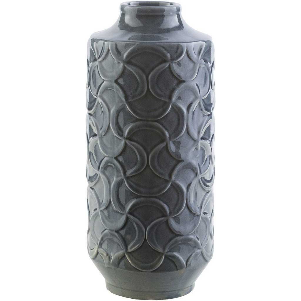 Loyola Ceramic Table Vase Navy