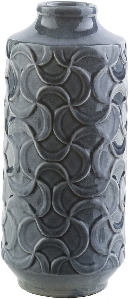 Loyola Ceramic Table Vase Navy
