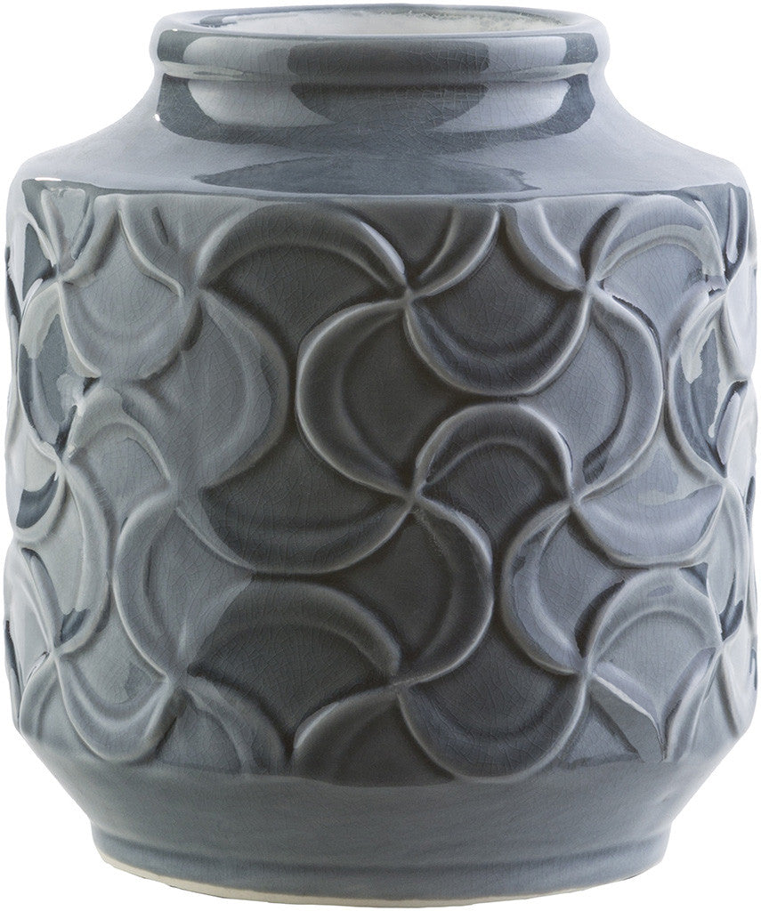 Loyola Ceramic Table Vase Navy