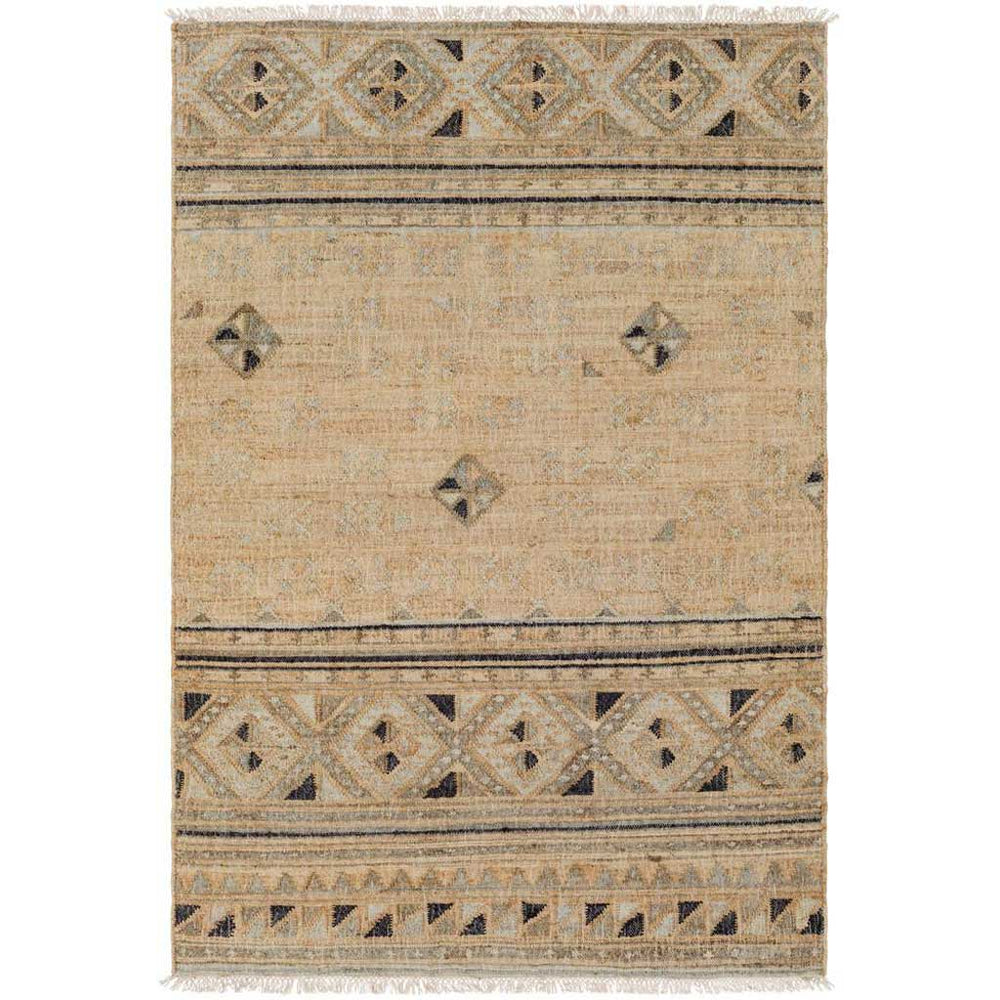 Lenora Camel/Dark Brown/Khaki Area Rug - Froy.com