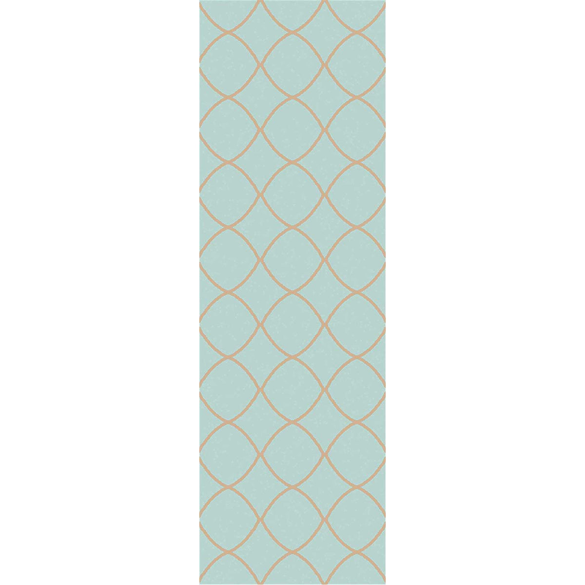 Laural Peace Ivory/Mint Runner Rug