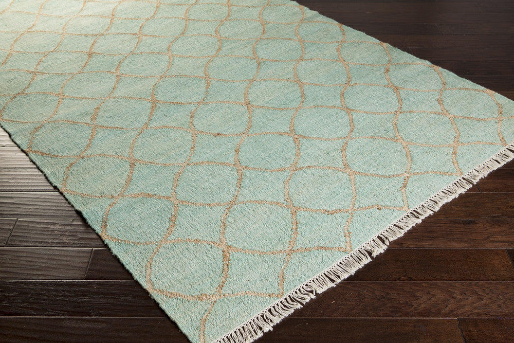 Laural Peace Ivory/Mint Area Rug