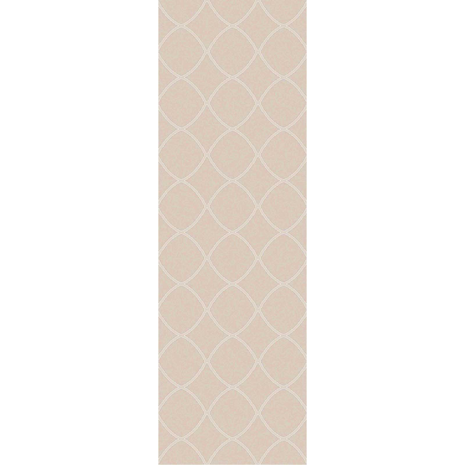 Laural Peace Ivory/Beige Runner Rug