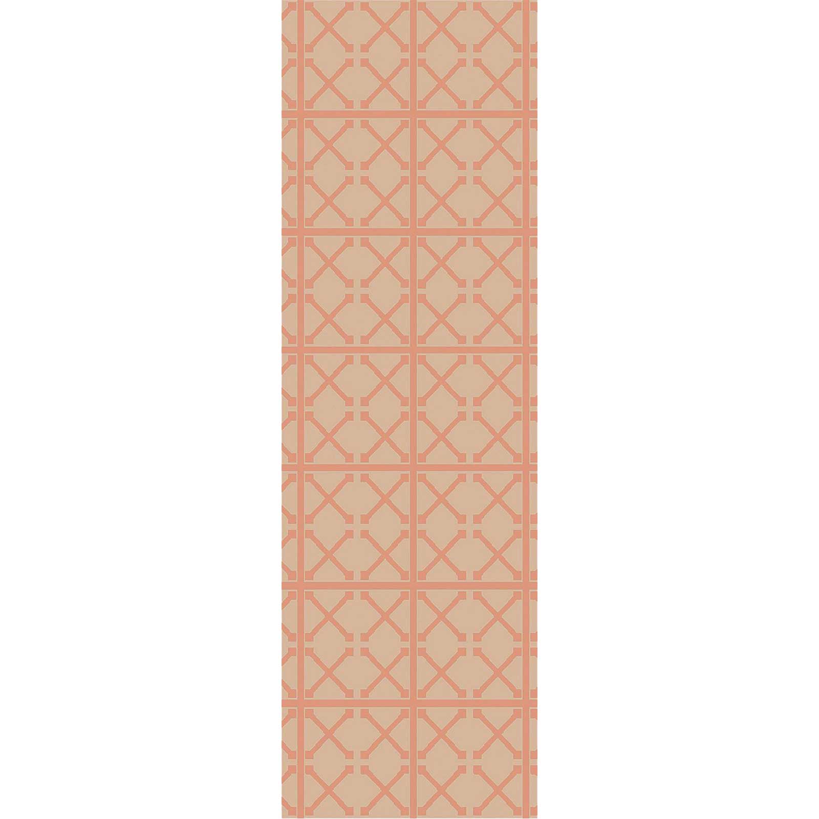Laural Ivory/Beige/Salmon Runner Rug