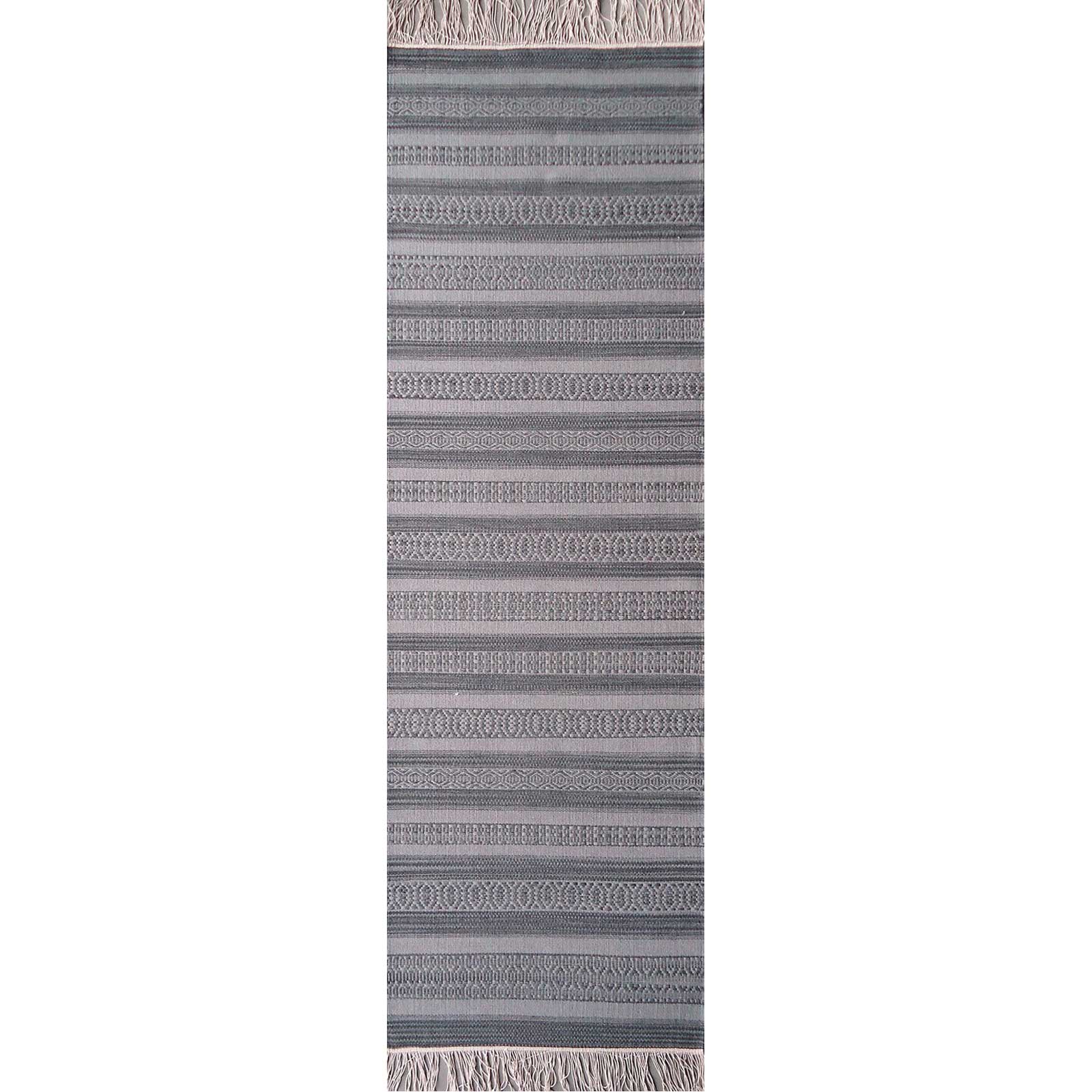 Lawry Light Gray/Charcoal Runner Rug