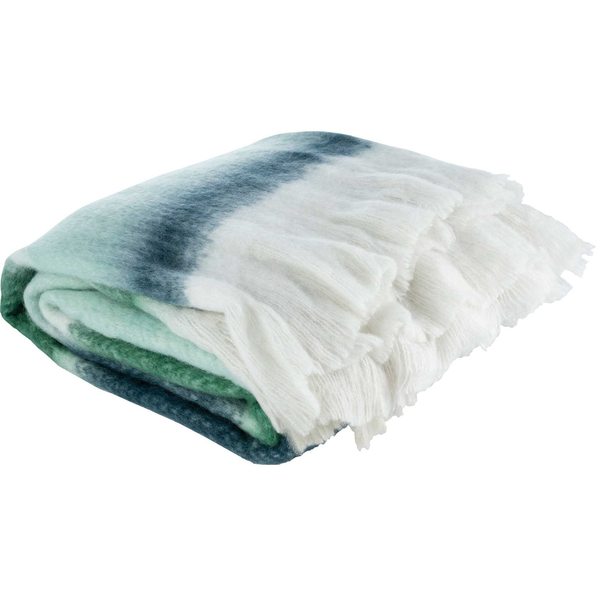 Lachlan Throw Denim/Emerald/Sea Foam
