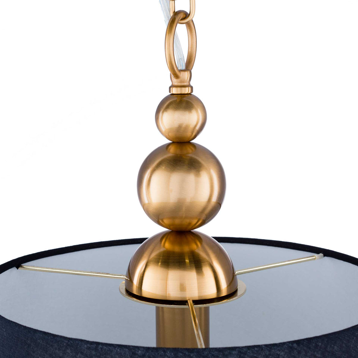 Londyn Ceiling Lamp Black/White/Brass