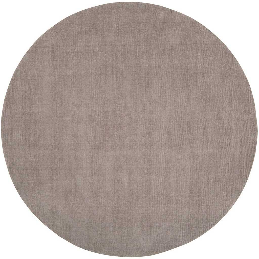 Mystique Gray Round Rug