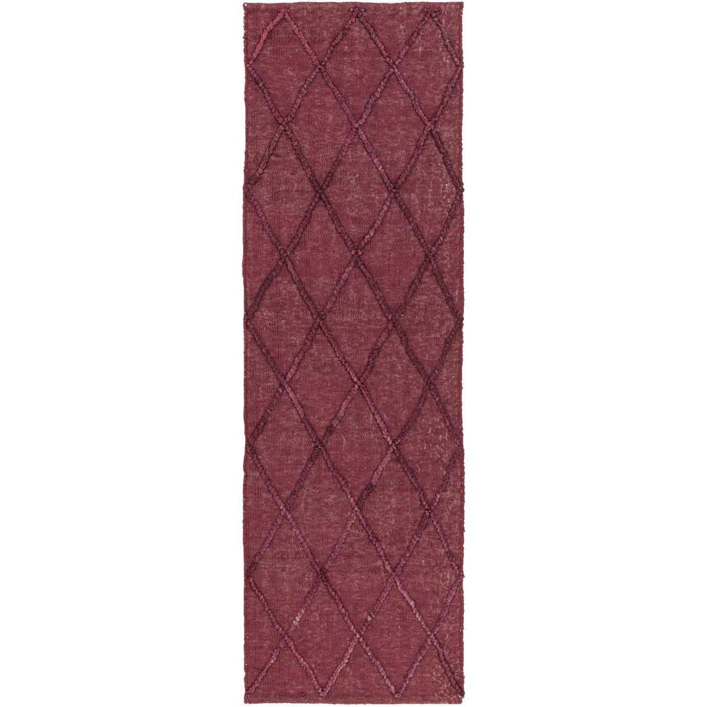 Mateo Burgundy Runner Rug