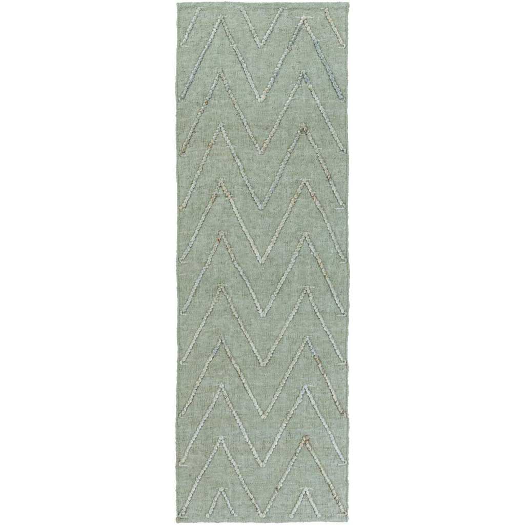 Mateo Sea Foam/Sky Blue Runner Rug