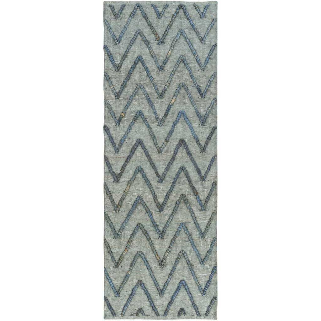 Mateo Moss/Teal Runner Rug
