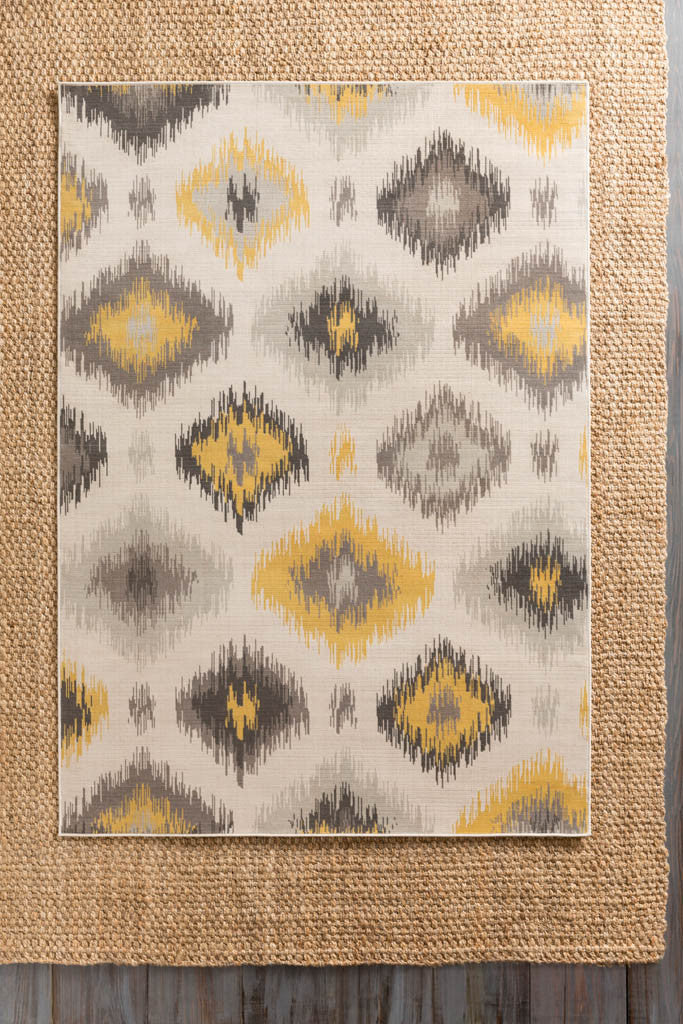 Mavrick Beige/Gold Area Rug
