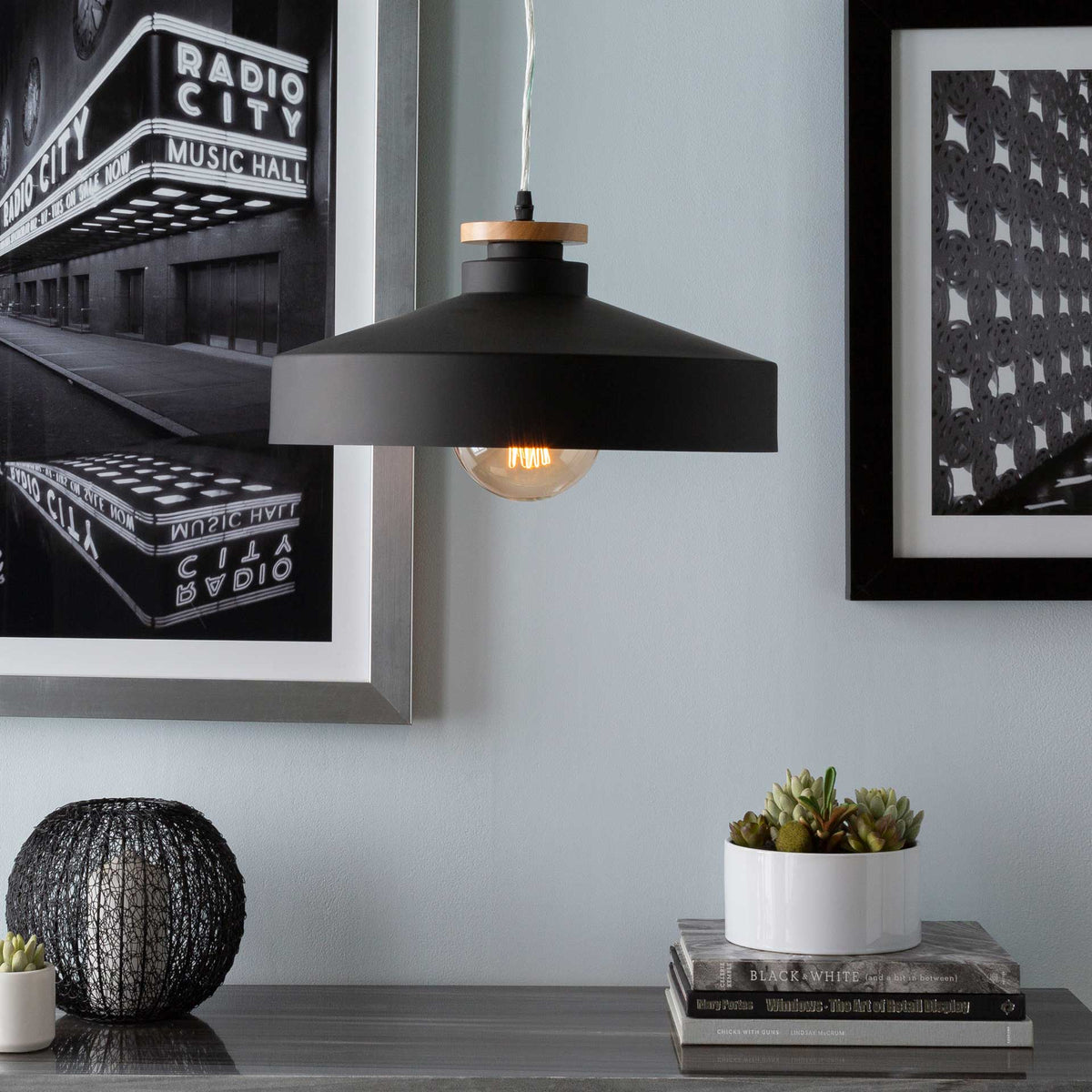 Madra Ceiling Lamp Black