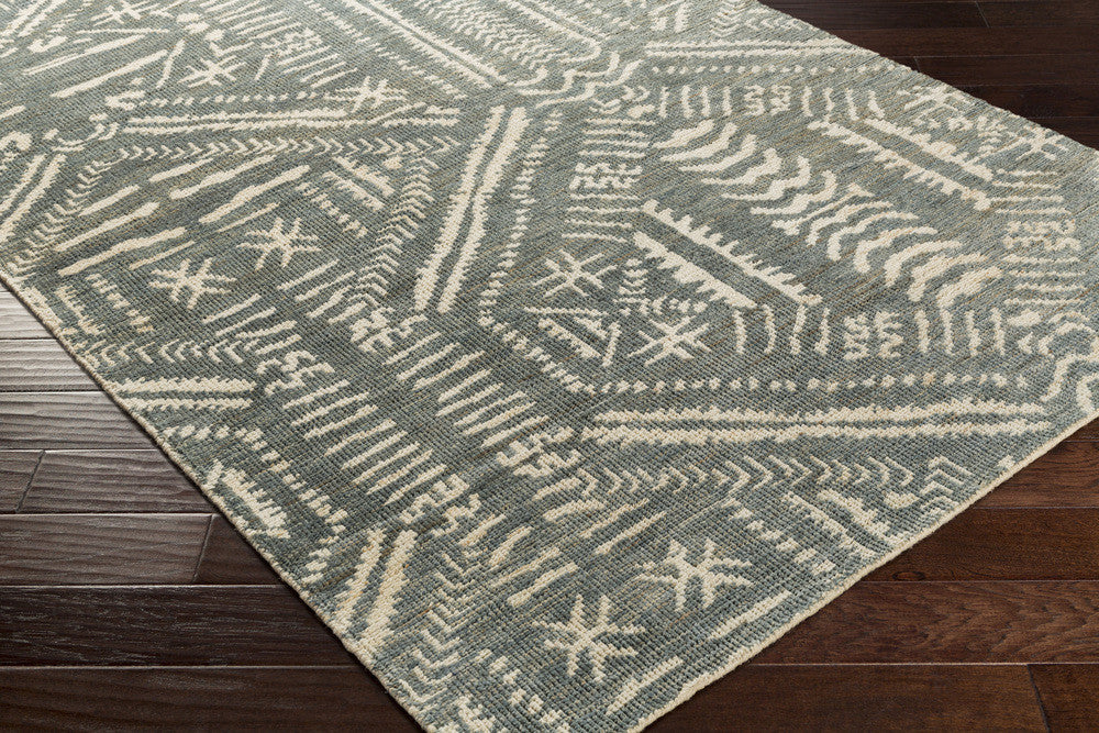 Mandela Moss/Beige Area Rug