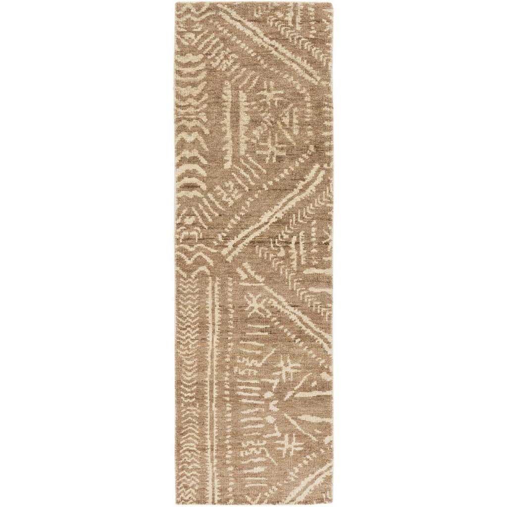 Mandela Mocha/Beige Runner Rug