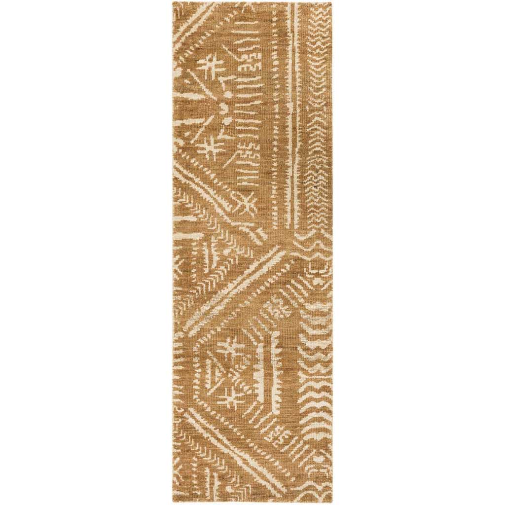 Mandela Gold/Beige Runner Rug