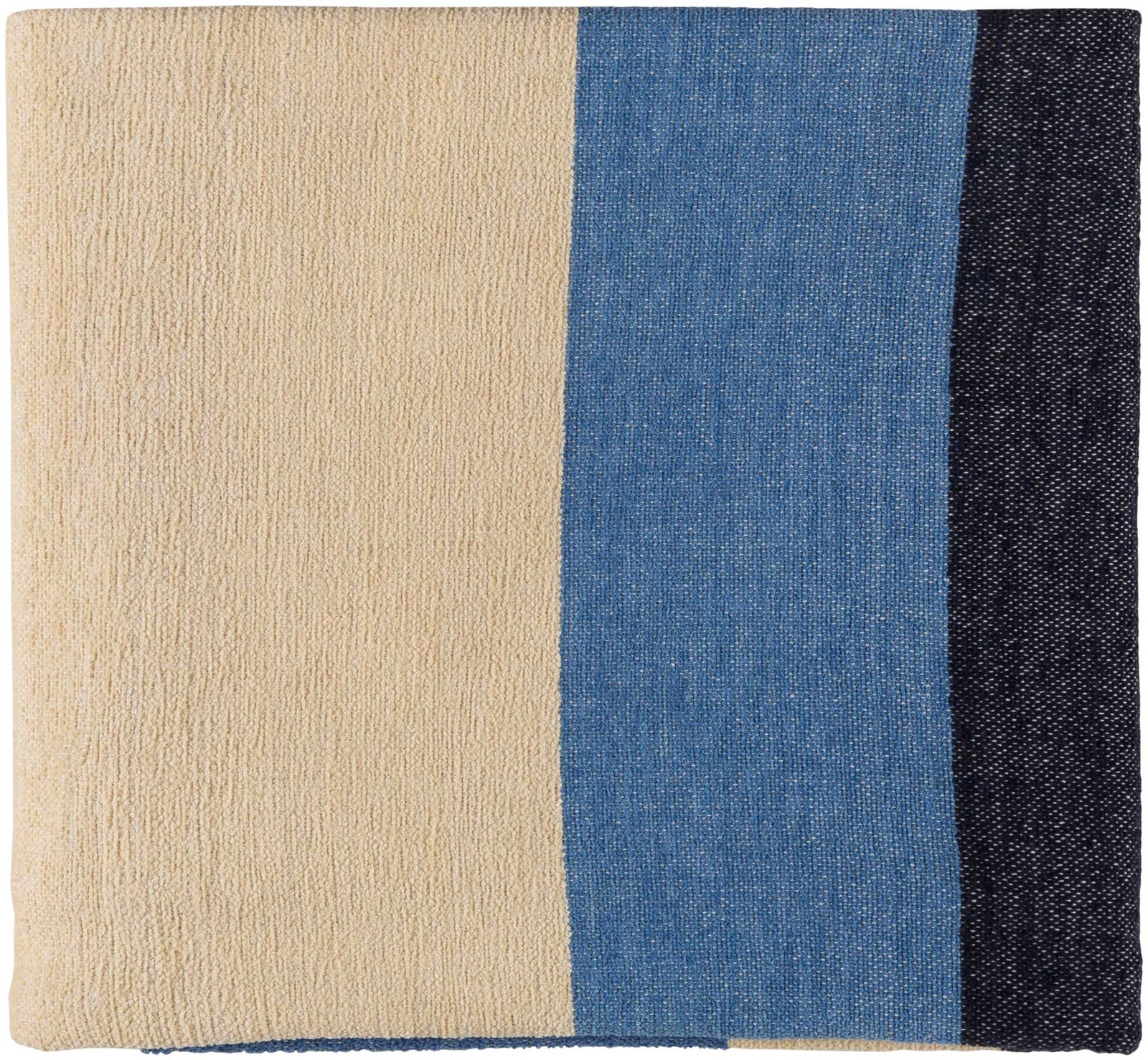 Meera Throw Bright Blue/Navy/Beige