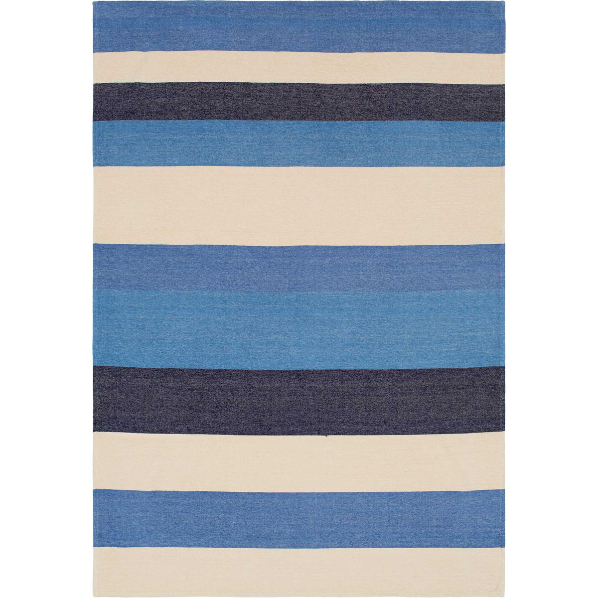 Meera Throw Bright Blue/Navy/Beige
