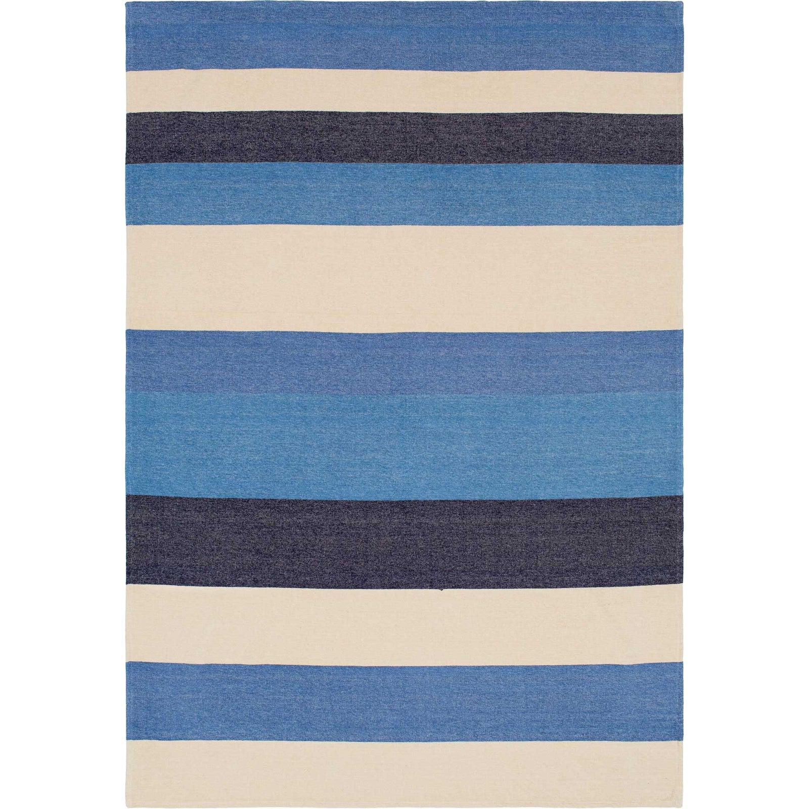 Meera Throw Bright Blue/Navy/Beige