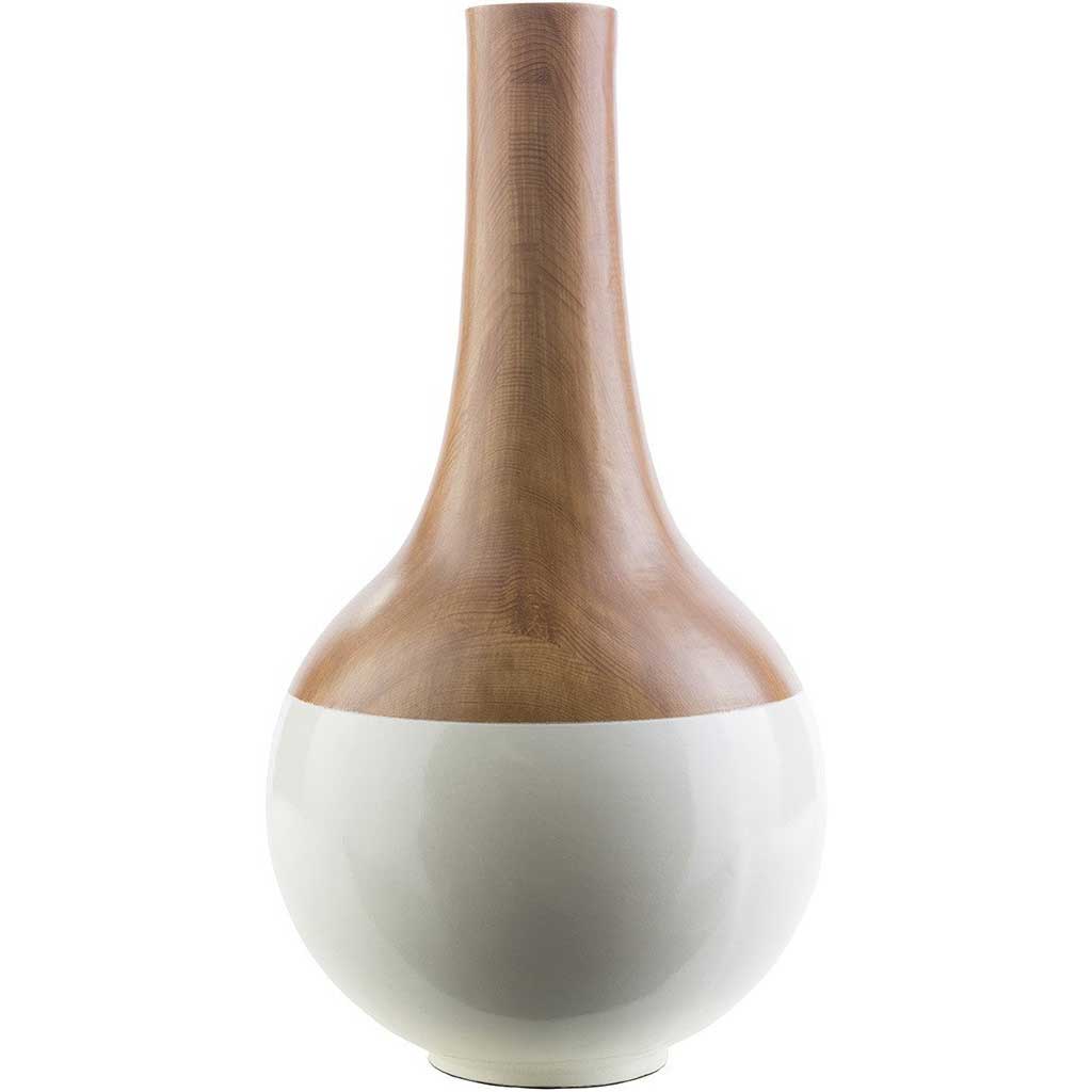 Maddox Resin Table Vase Ivory
