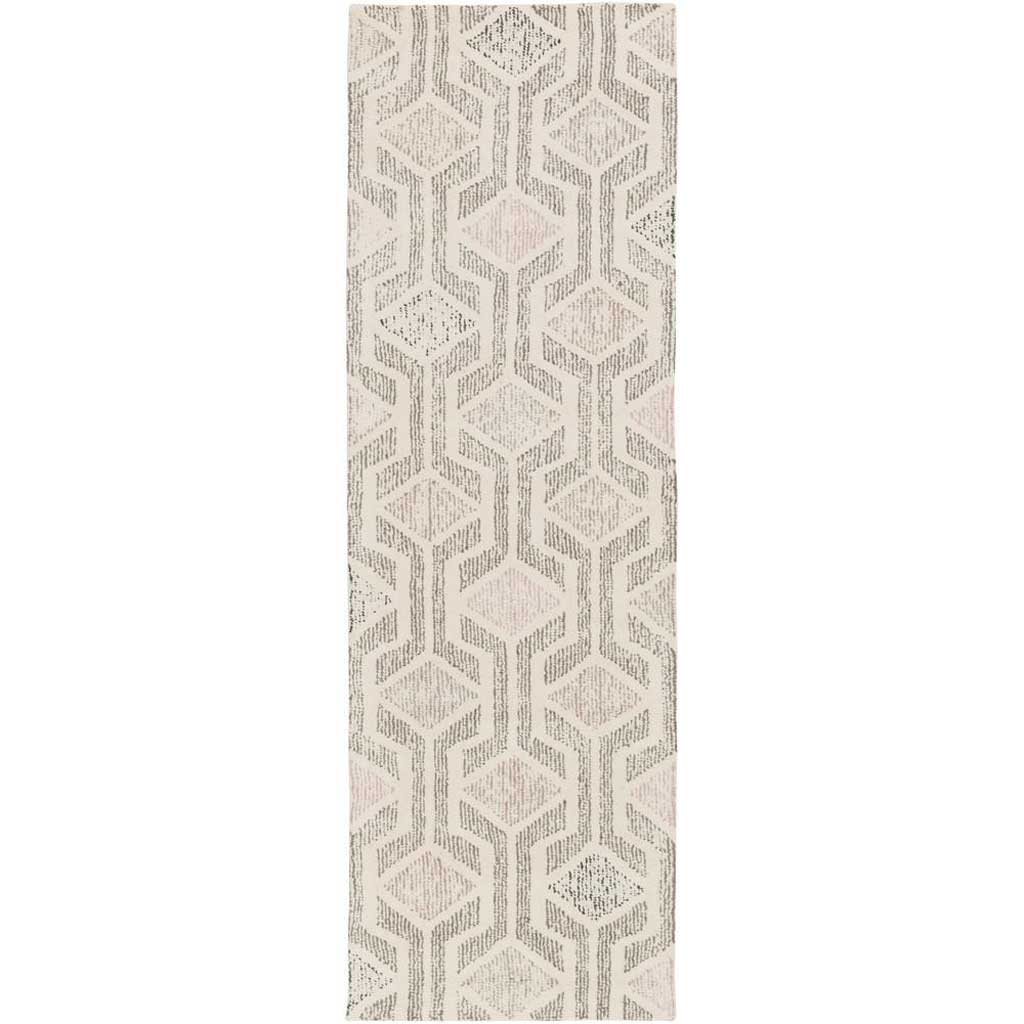 Melody Ivory/Gray/Mauve Runner Rug
