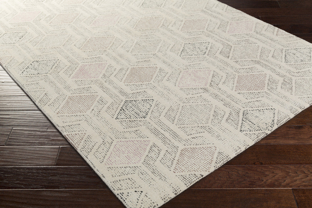 Melody Ivory/Gray/Mauve Area Rug