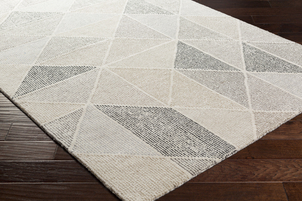 Melody Black/Charcoal/Light Gray Area Rug