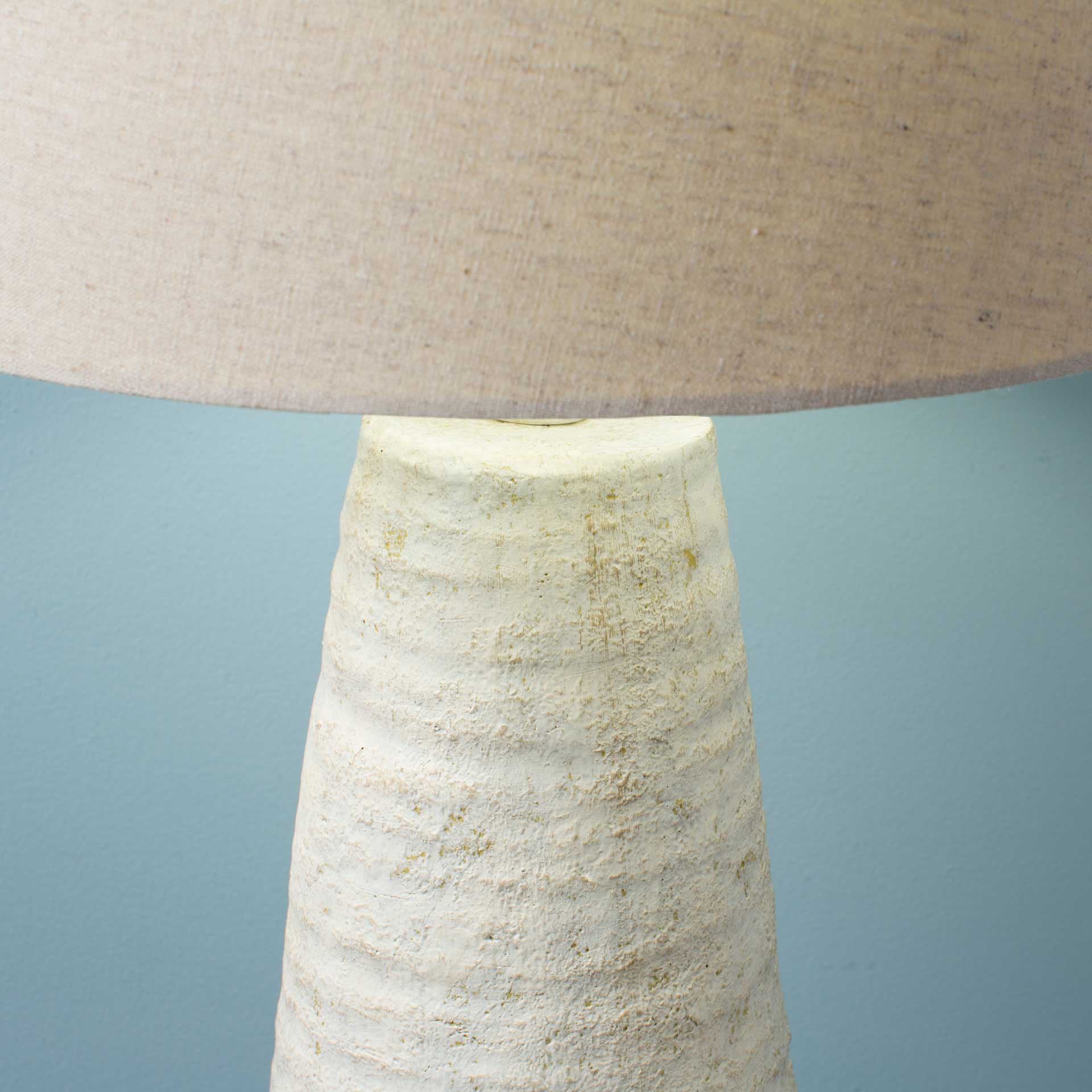 Morello Table Lamp Ivory/White/Natural