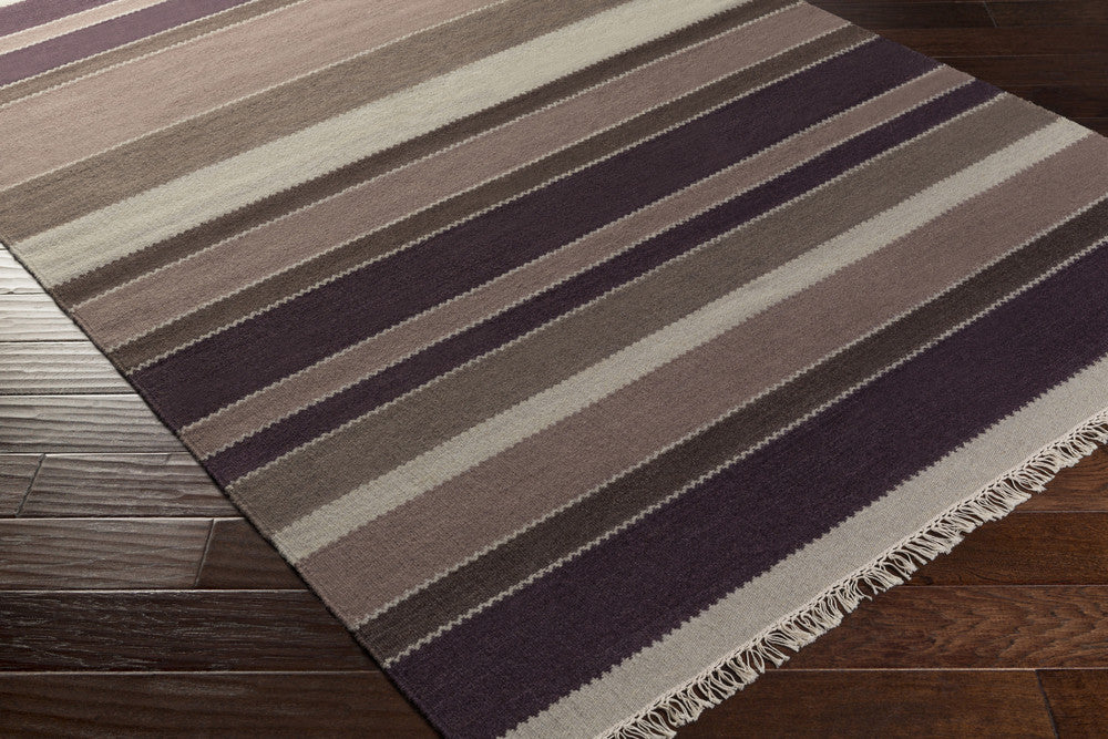 Miguel Taupe/Eggplant/Charcoal Area Rug