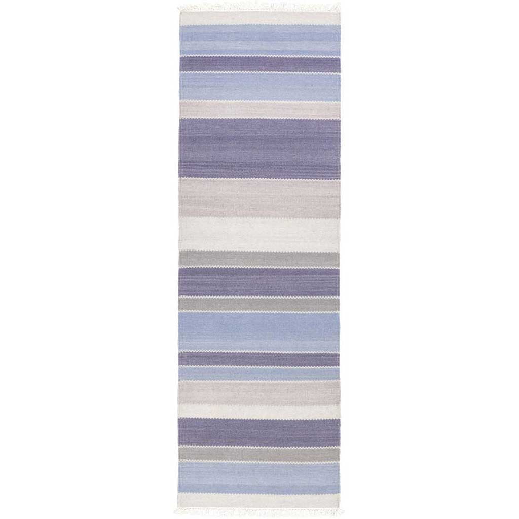 Miguel Navy/Slate/Light Gray Runner Rug
