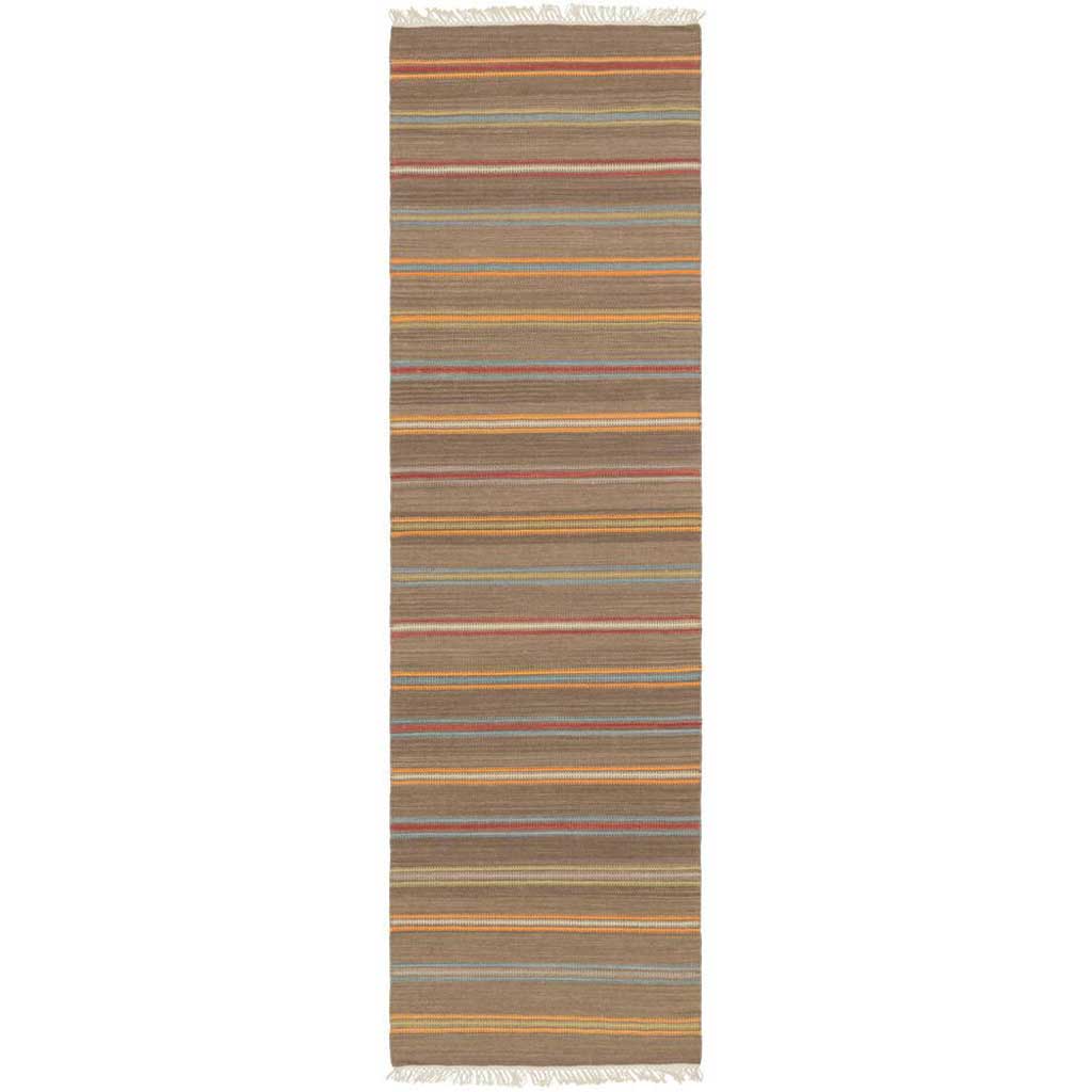 Miguel Olive/Teal/Burgundy Runner Rug