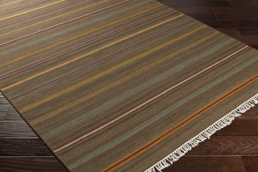 Miguel Olive/Teal/Burgundy Area Rug