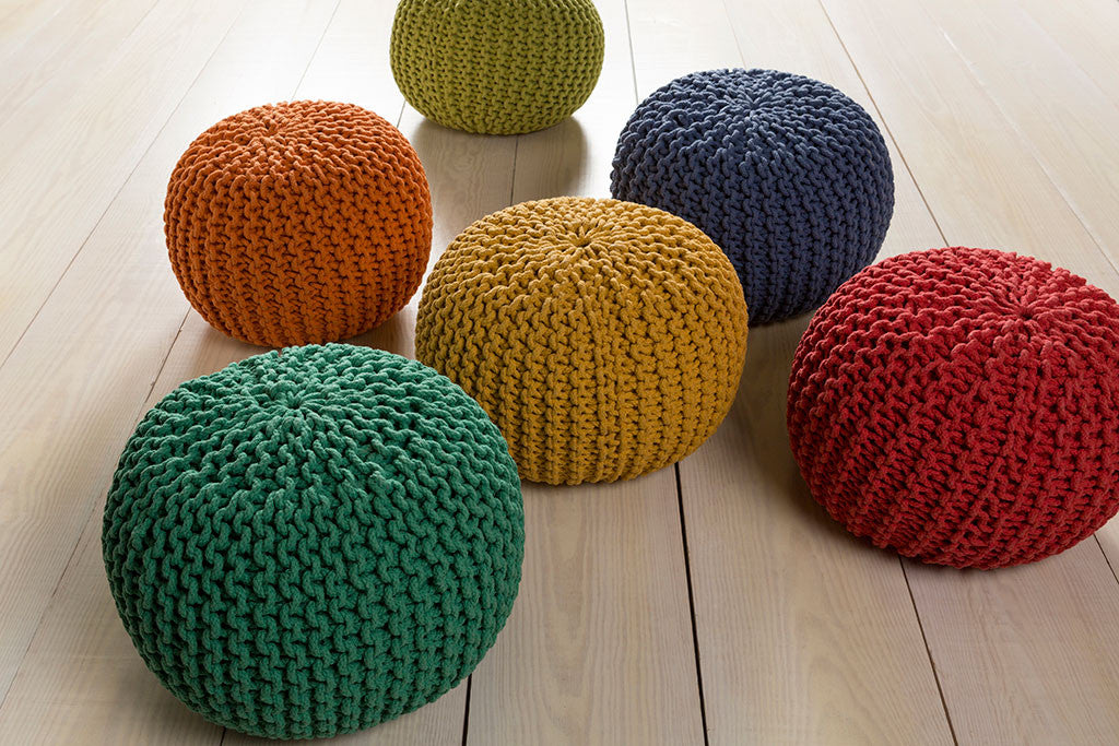 Malmo Solid Moss Sphere Pouf
