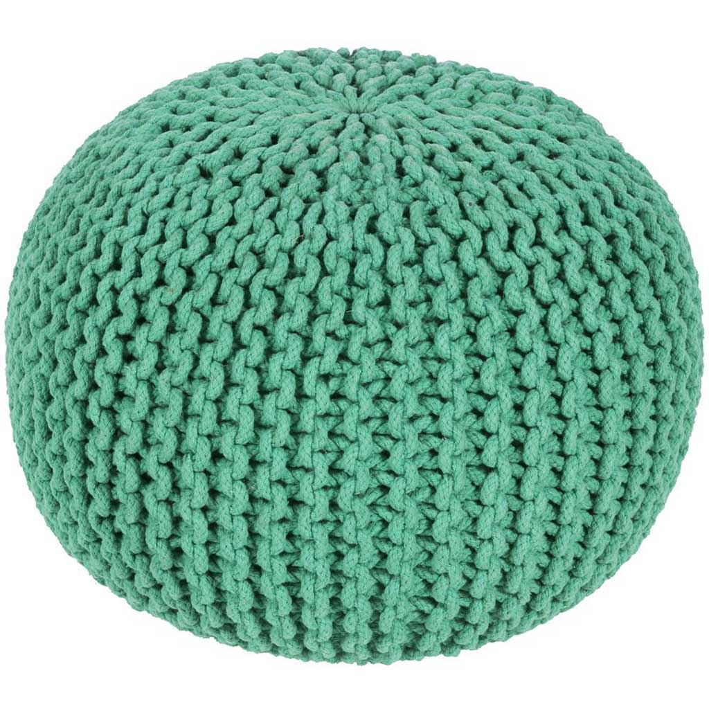 Malmo Solid Emerald Sphere Pouf