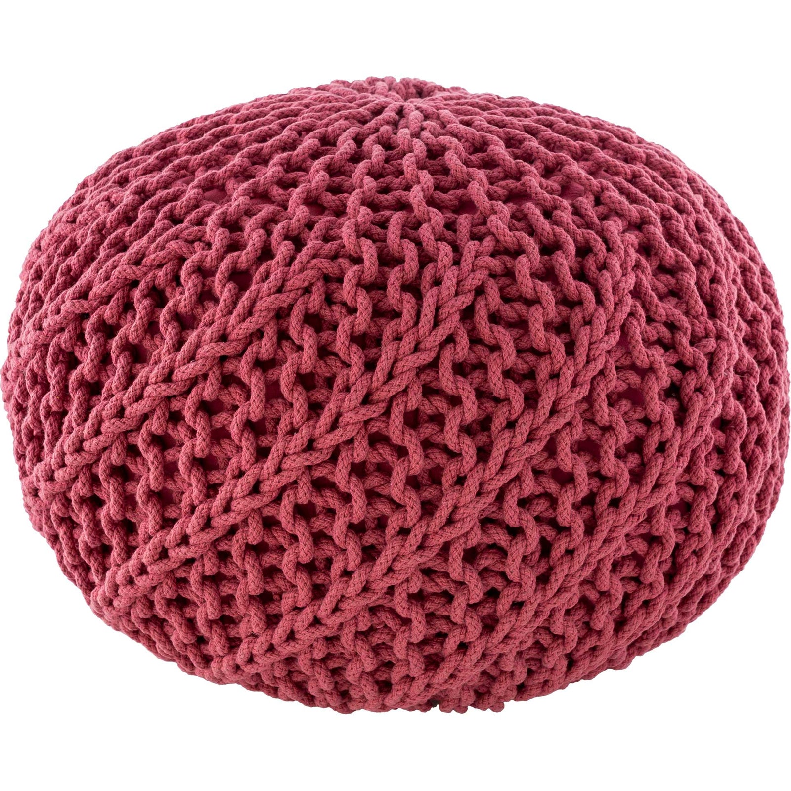 Maddie Pouf Bright Pink