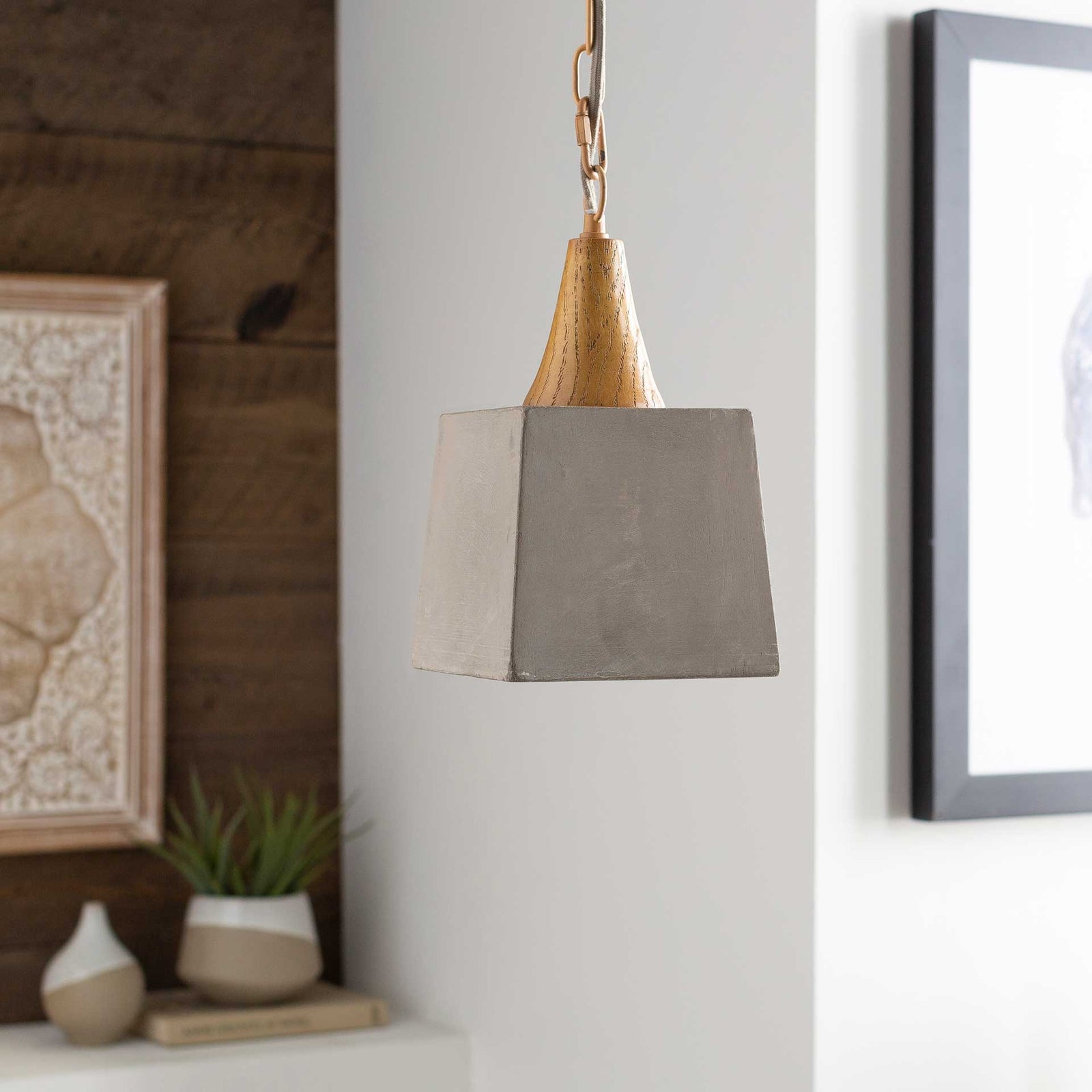 Mosella Geometric Ceiling Lamp Natural
