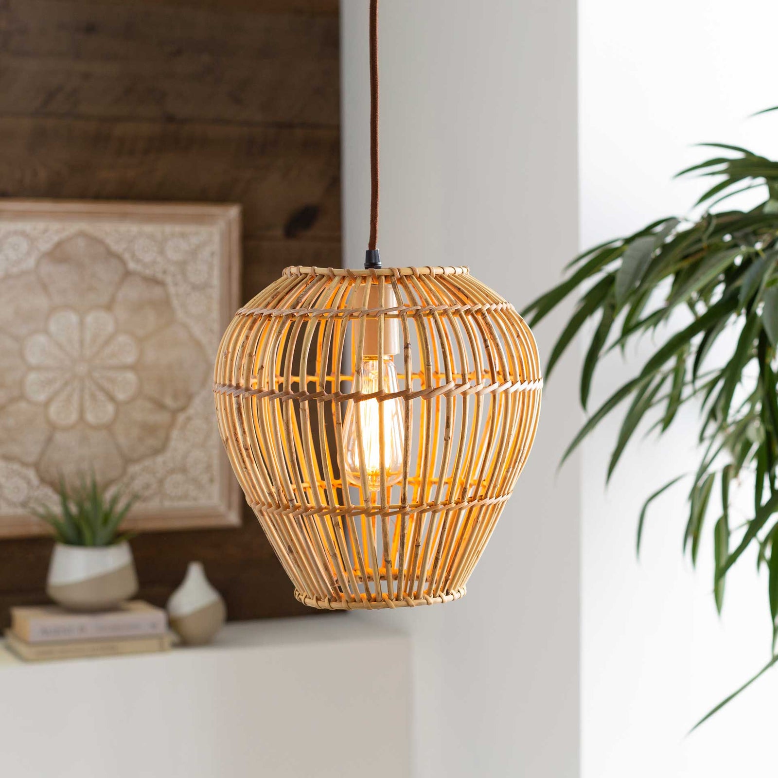 Madison Round Ceiling Lamp Natural
