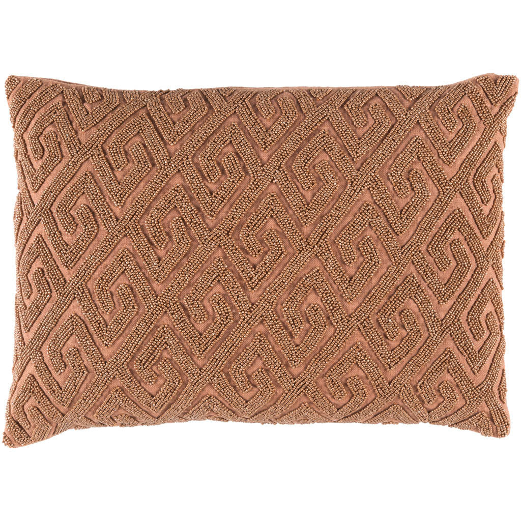 Marielle Mocha/Rust Pillow