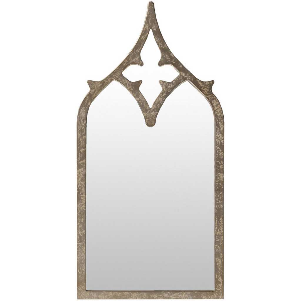 Ascension Weathered Pewter Wall Mirror