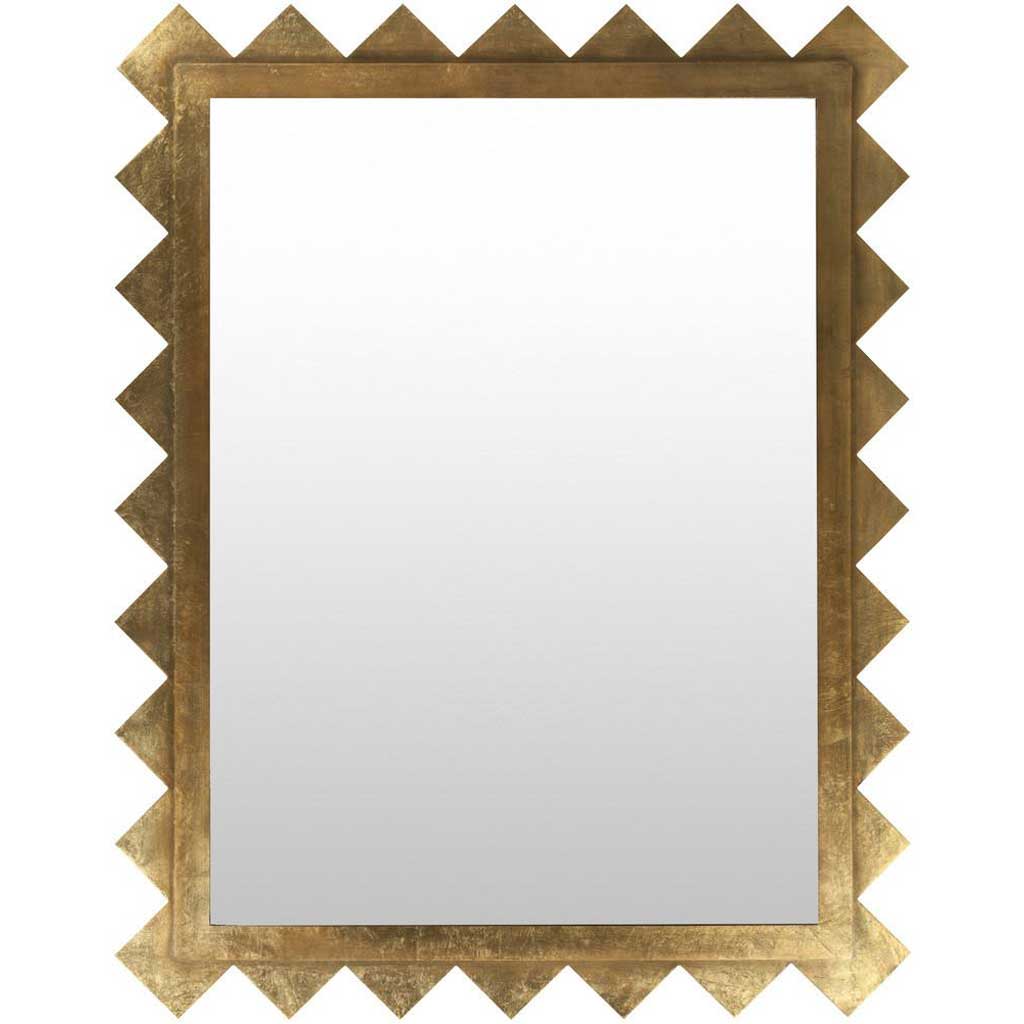 Zaragon Brilliant Gold Wall Mirror