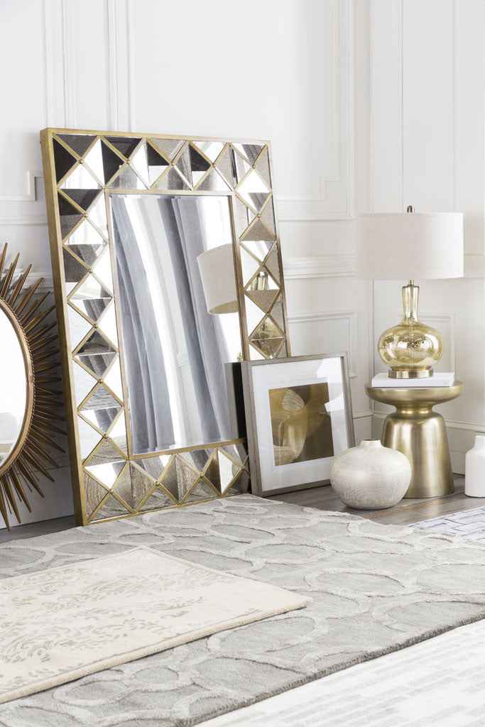 Brilliance Aged Gold Wall Mirror