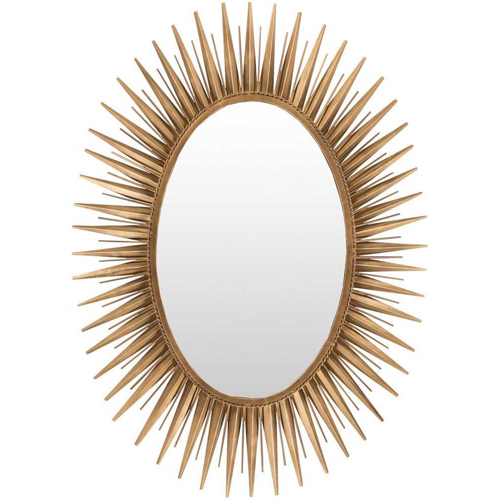 Radiance Antiqued Goldtone Wall Mirror