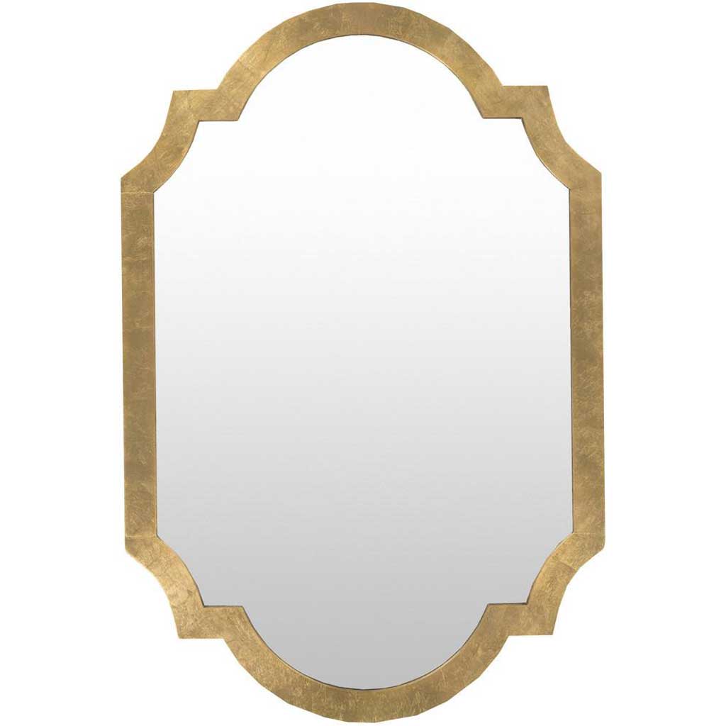 Paris Aged Gold Wall Mirror