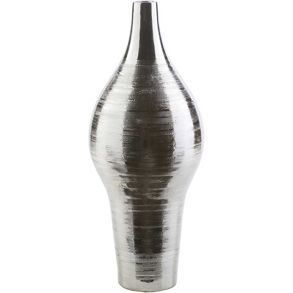 Moreau Ceramic Table Vase Gray Curve