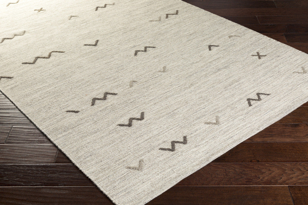 Montezuma Even Light Gray/Taupe Area Rug