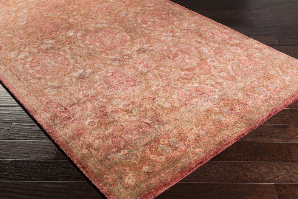 Mykonos Burgundy/Coral Area Rug