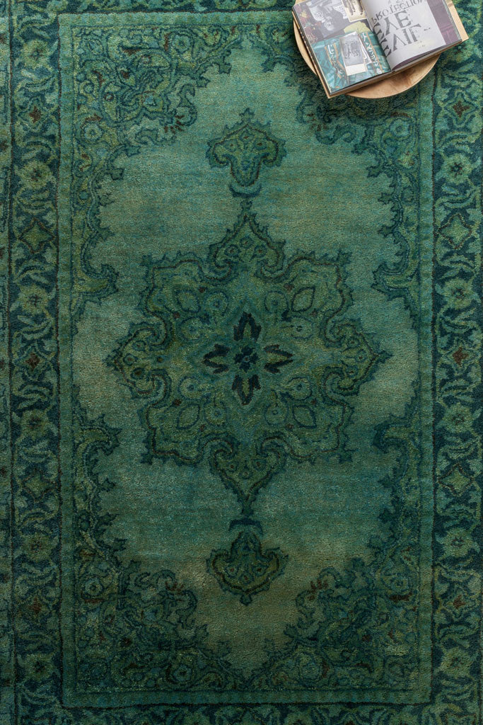 Mykonos Olive/Teal Area Rug