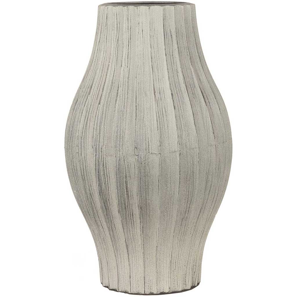 Natural Ceramic Table Vase Taupe